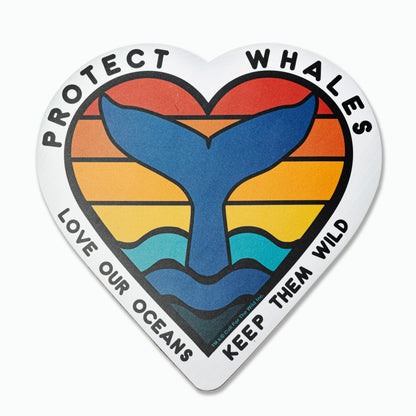 Car Magnet - Protect Whales Heart