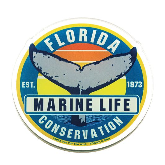 Acrylic Magnet - Marine Life Conservation Seal