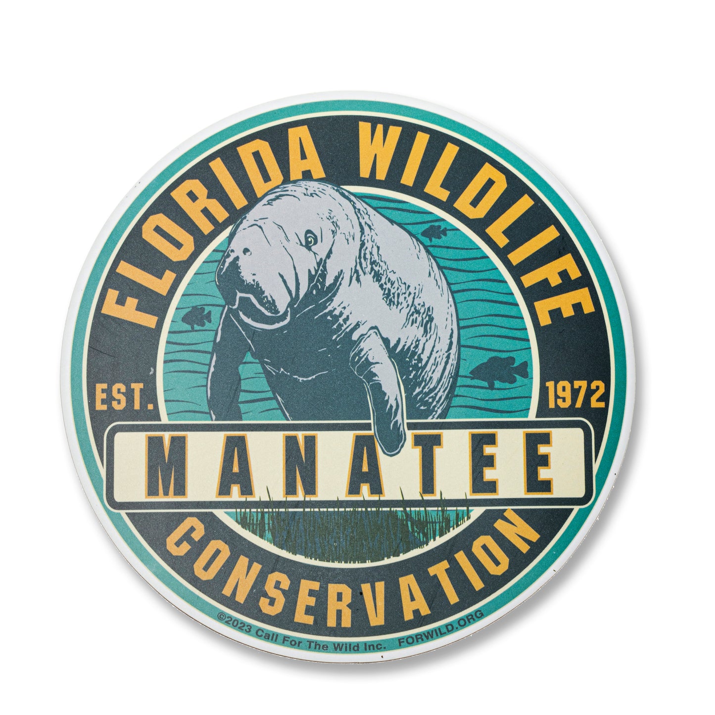 Car Magnet - Manatee Conservation Seal