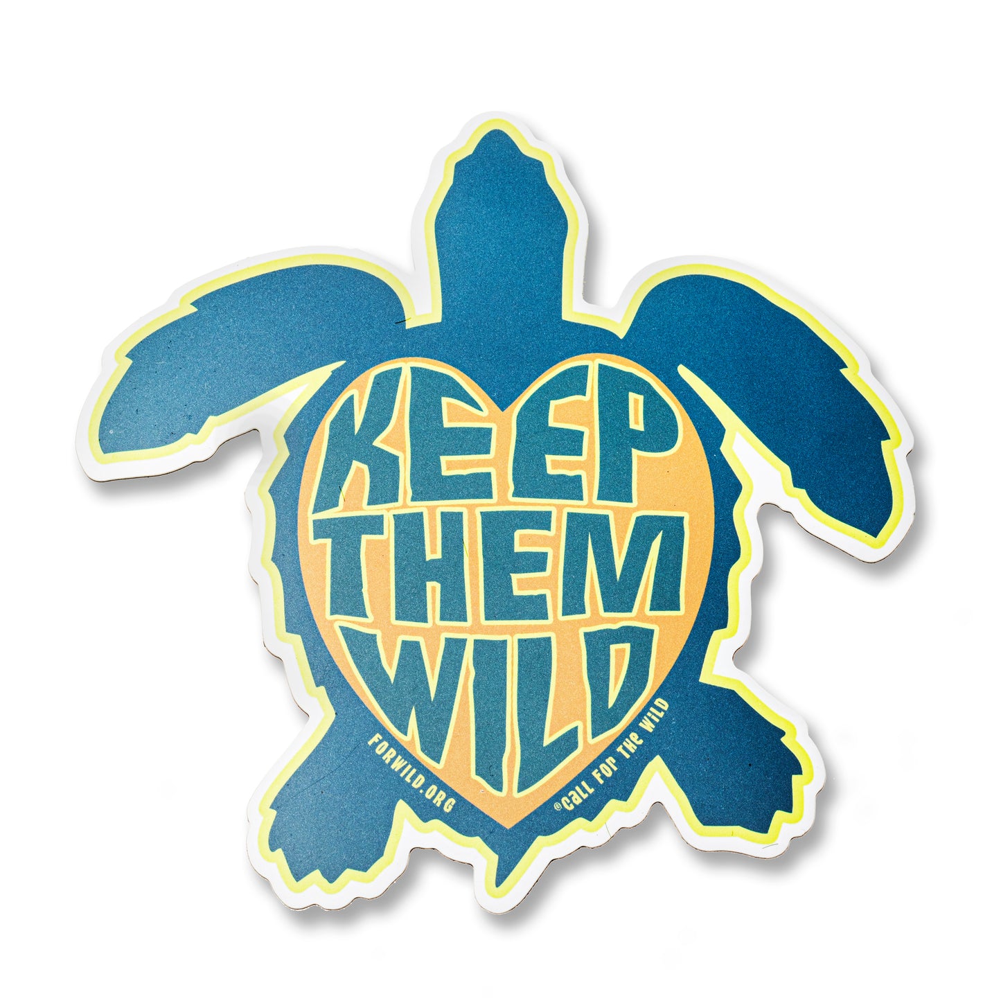 Car Magnet - Keep Them Wild Turtle