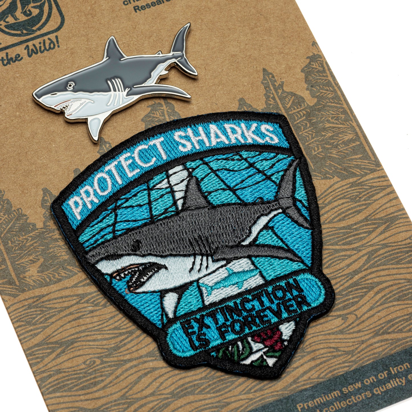 Patch Pin Set - Shark