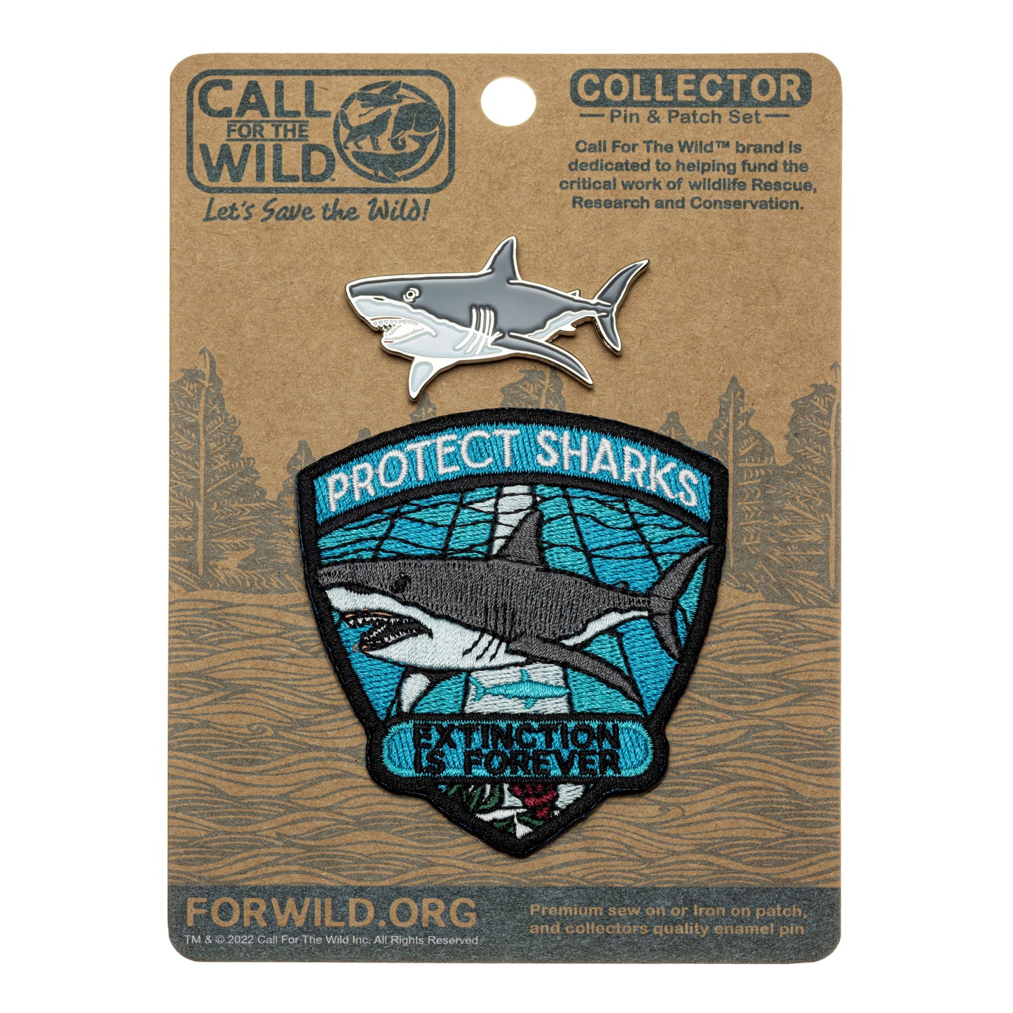 Patch Pin Set - Shark