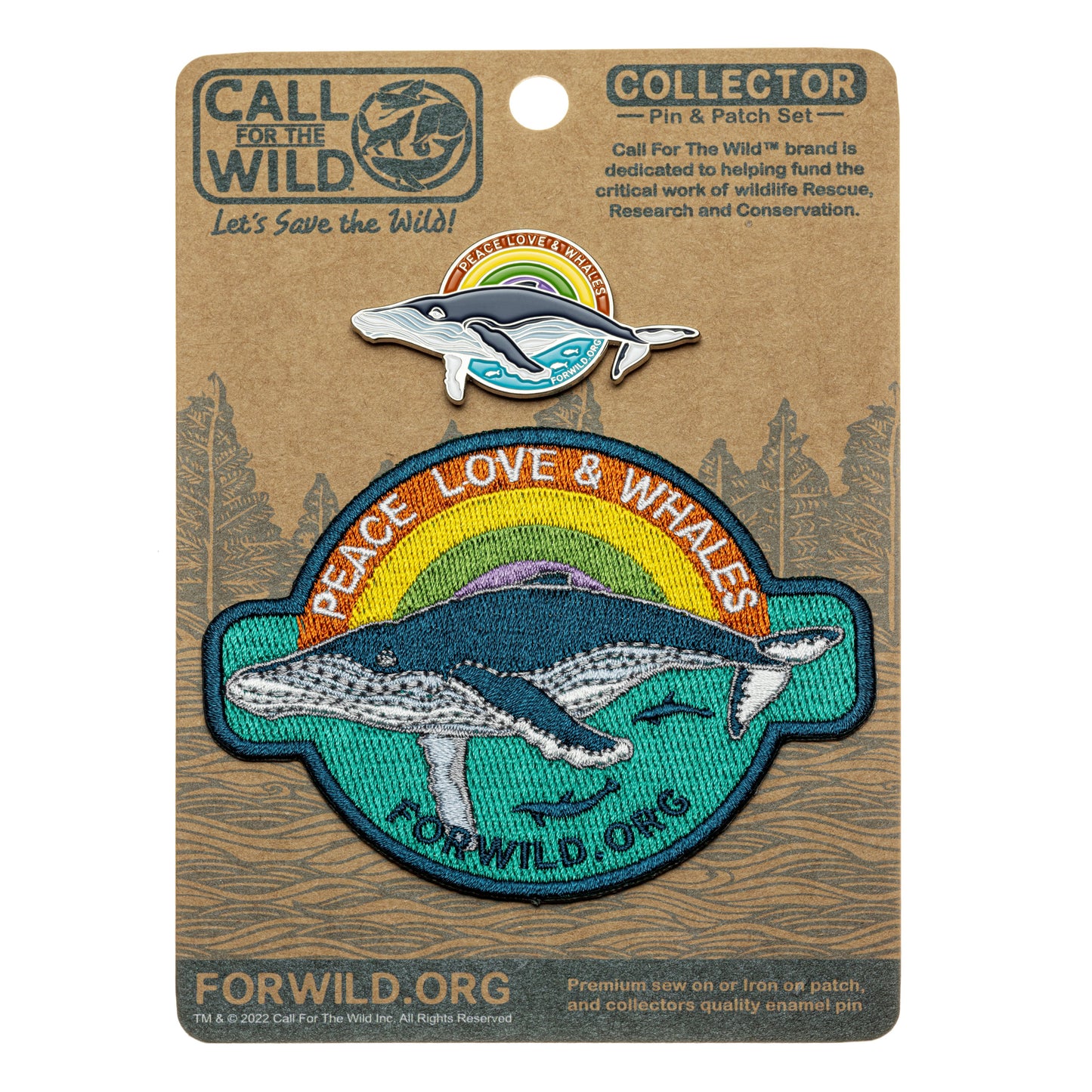 Patch Pin Set - Whale