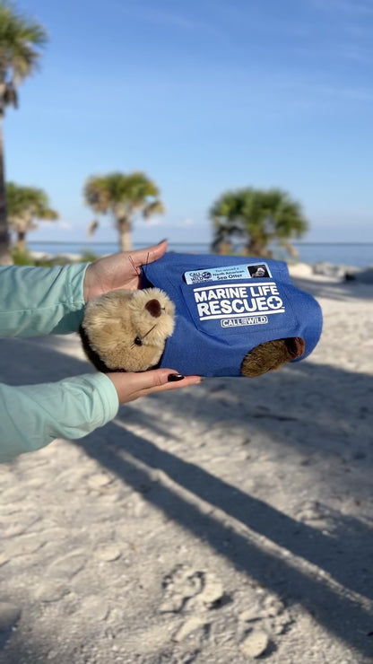 Rescue Sea Otter Plush Stretcher – Conservation Keepsake