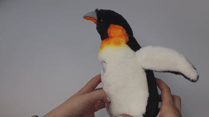 Rescue Penguin Plush with Crate – Conservation Keepsake