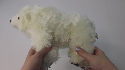 Rescue Polar Bear Plush with Crate – Conservation Keepsake