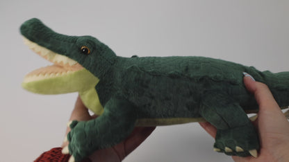 Rescue Alligator Plush with Crate – Conservation Keepsake